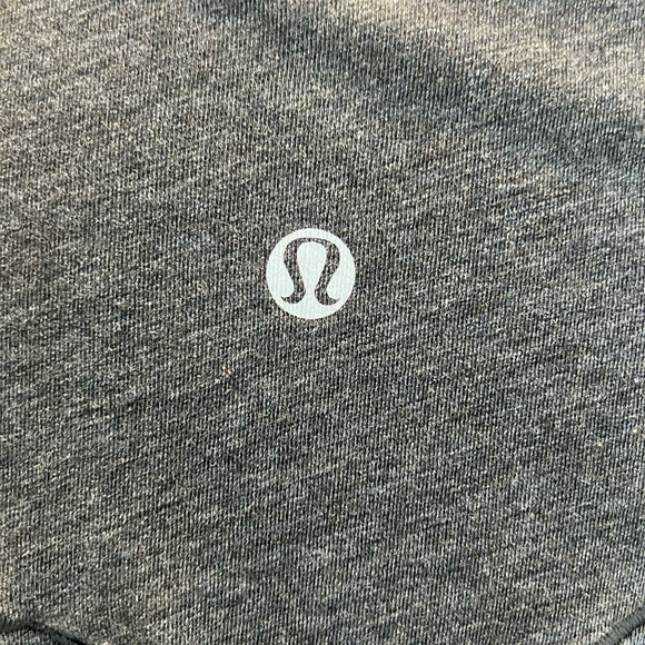 Lululemon Spincity Cotton Tee Heathered Black Gray Top Shirt Women’s Size 6 - Picture 12 of 15